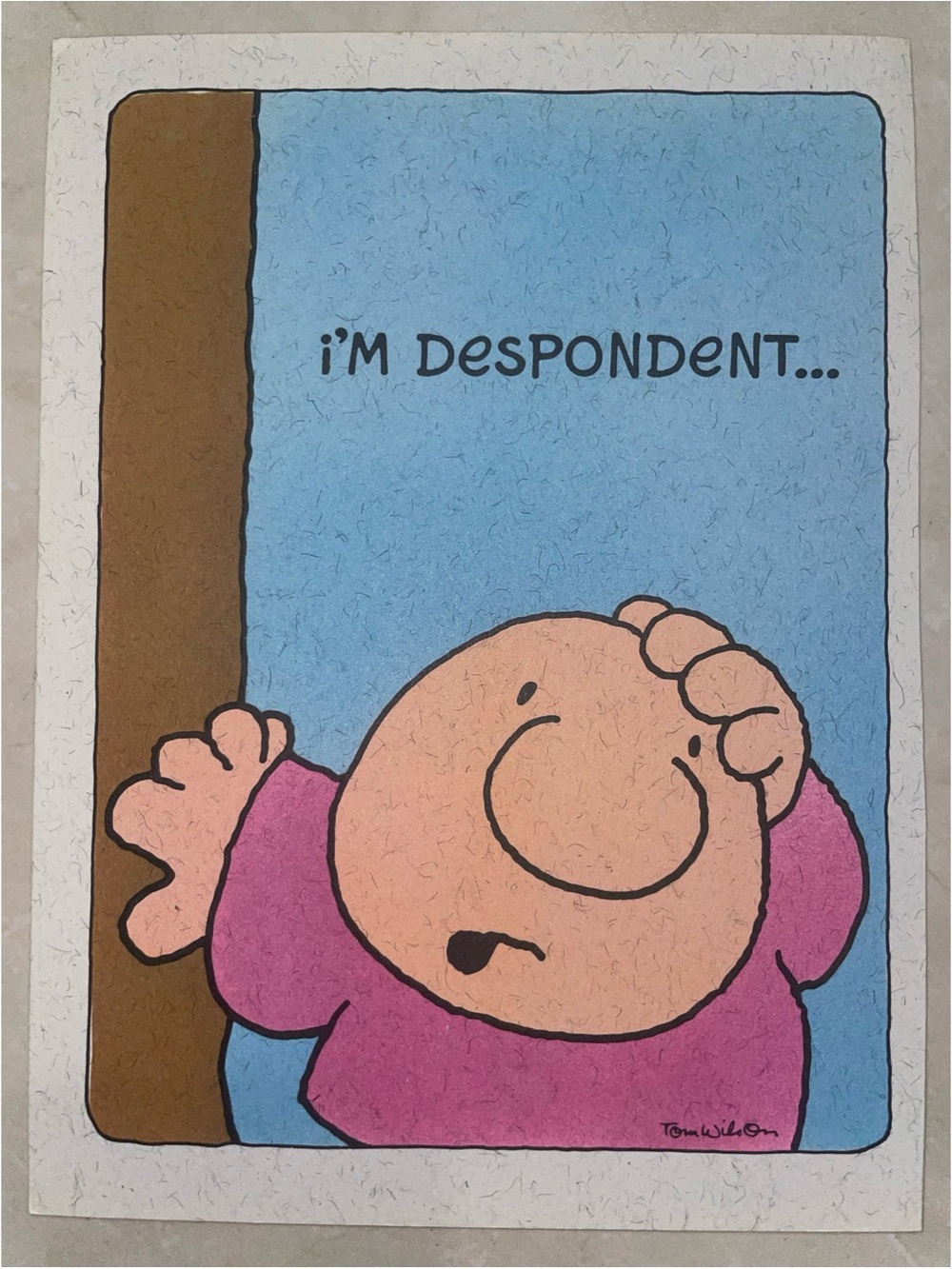 Vintage 1980s Ziggy Greeting Card